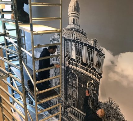 Naadloos (foto)behang