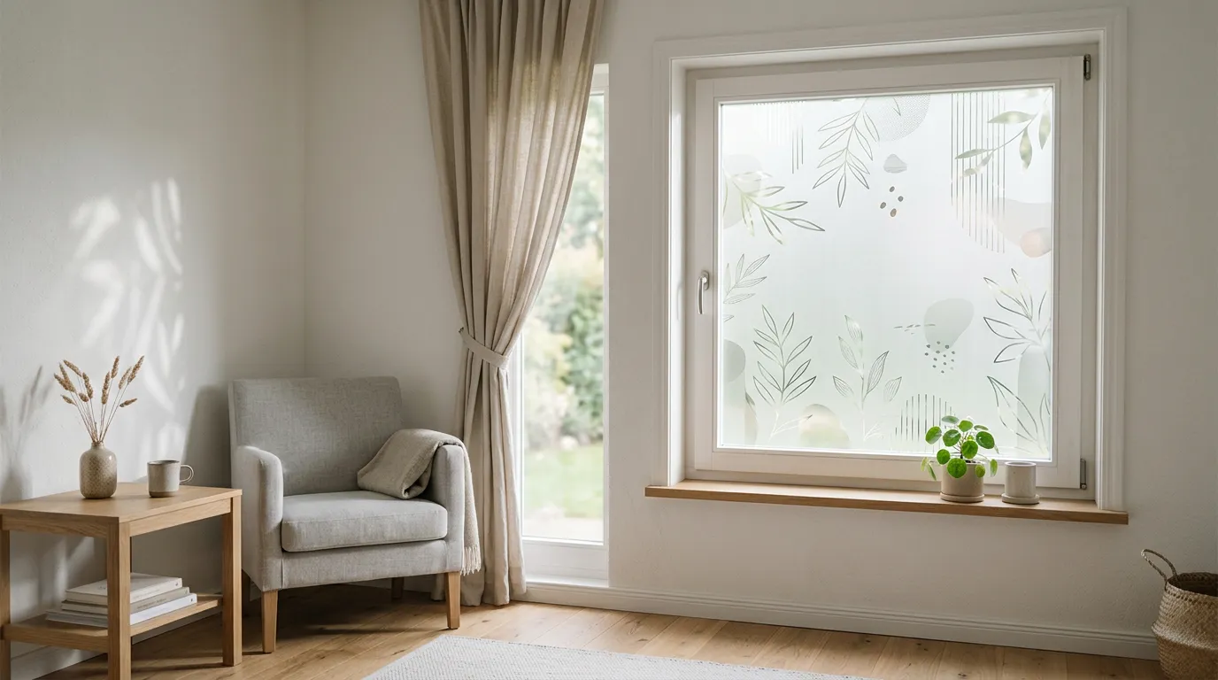 Glas decoratie voor raam: ideeën en folie tips